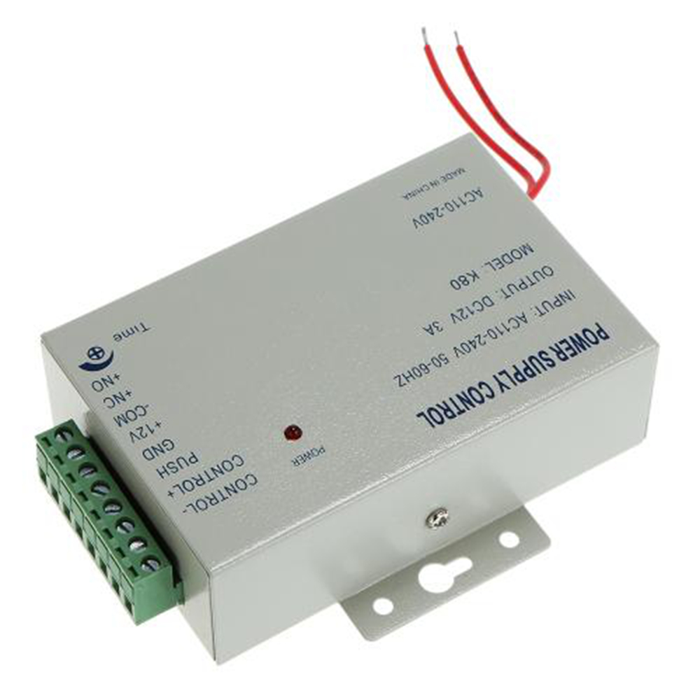 K80 DC12V 5/3A power supply for access control system