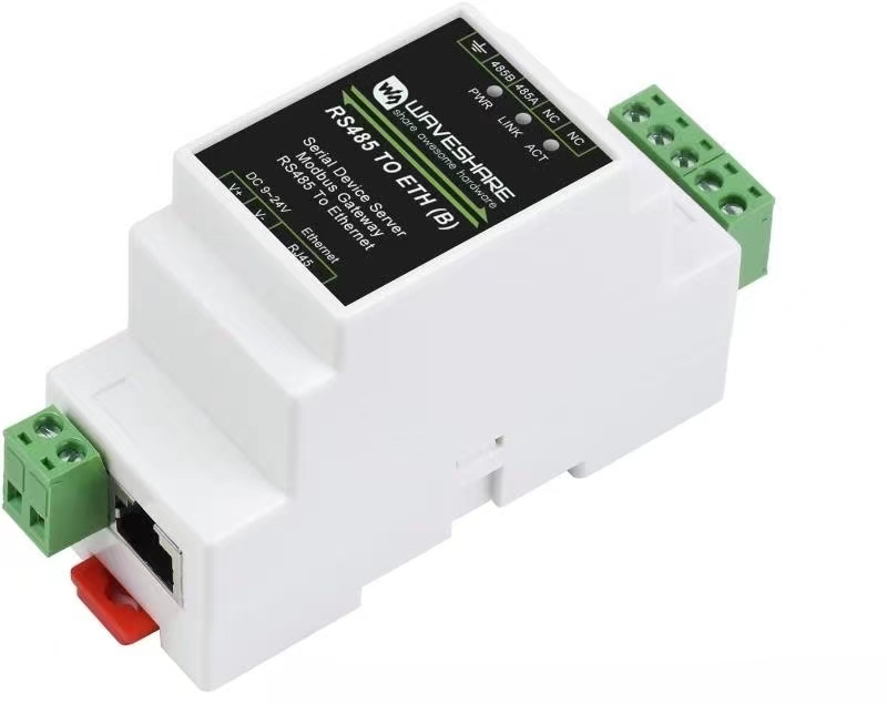 Industrial Serial Server RS485 to RJ45 Ethernet TCP/IP to Serial Module