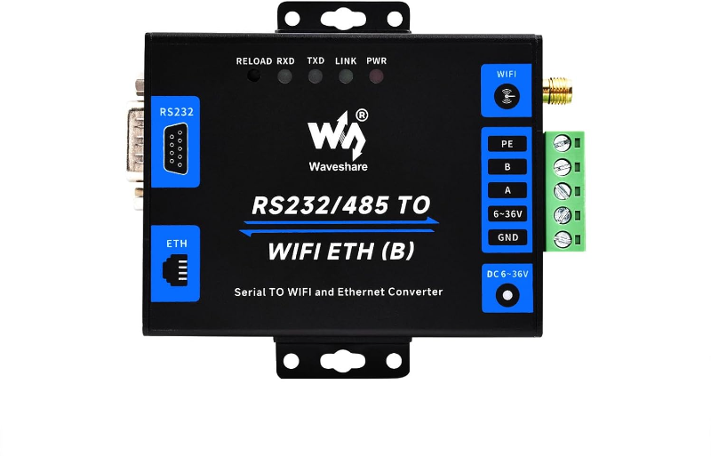 RS232/485 to WiFi,Ethernet,Modbus,MQTT adapter